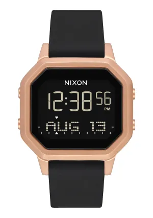 Nixon Siren Stainless Steel Watch - Rose Gold Black