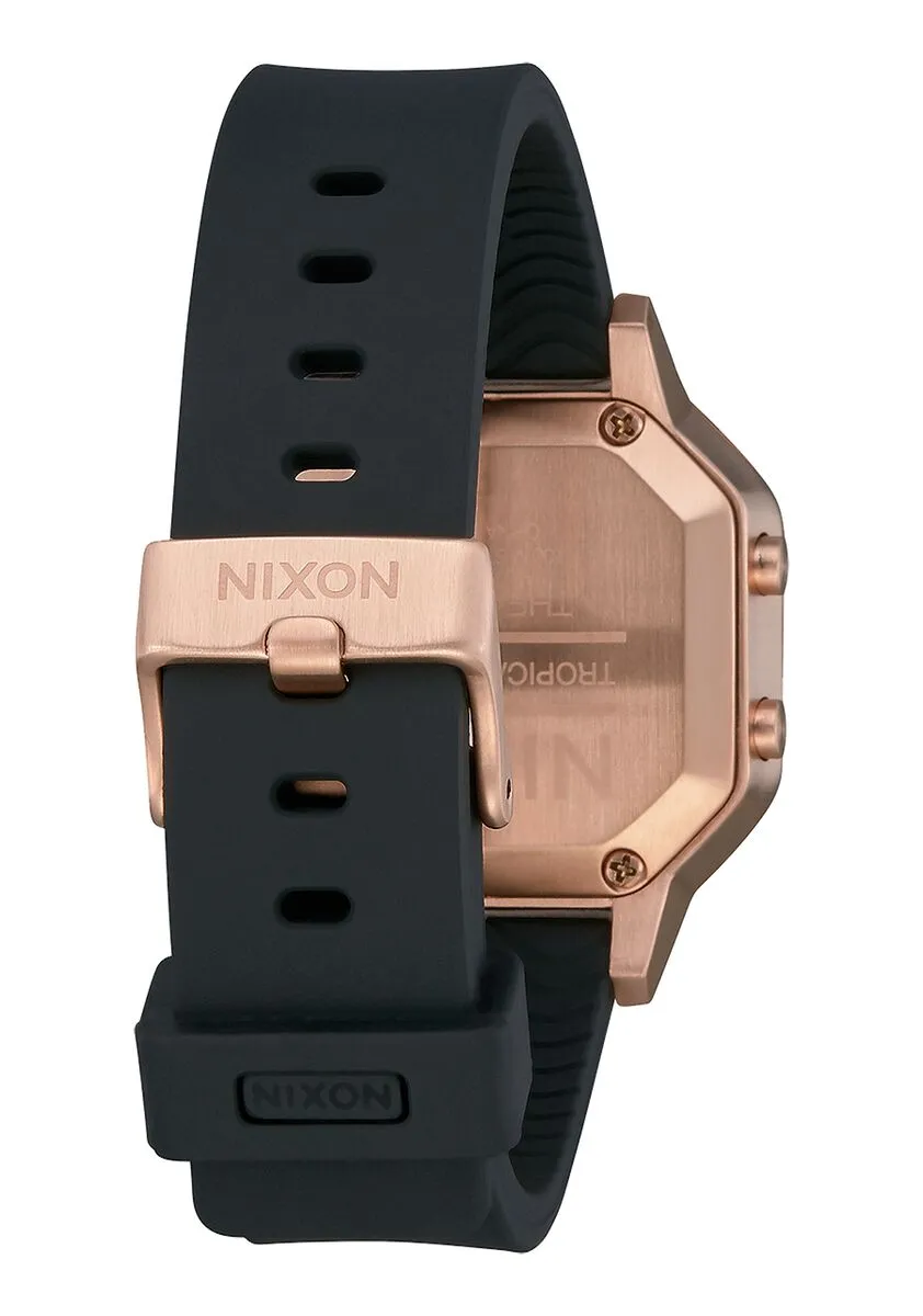 Nixon Siren Stainless Steel Watch - Rose Gold Black