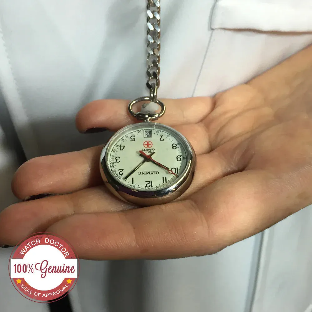 Olympic Rose Gold  Nurses Watch – Stylish & Reliable for Healthcare Professionals
