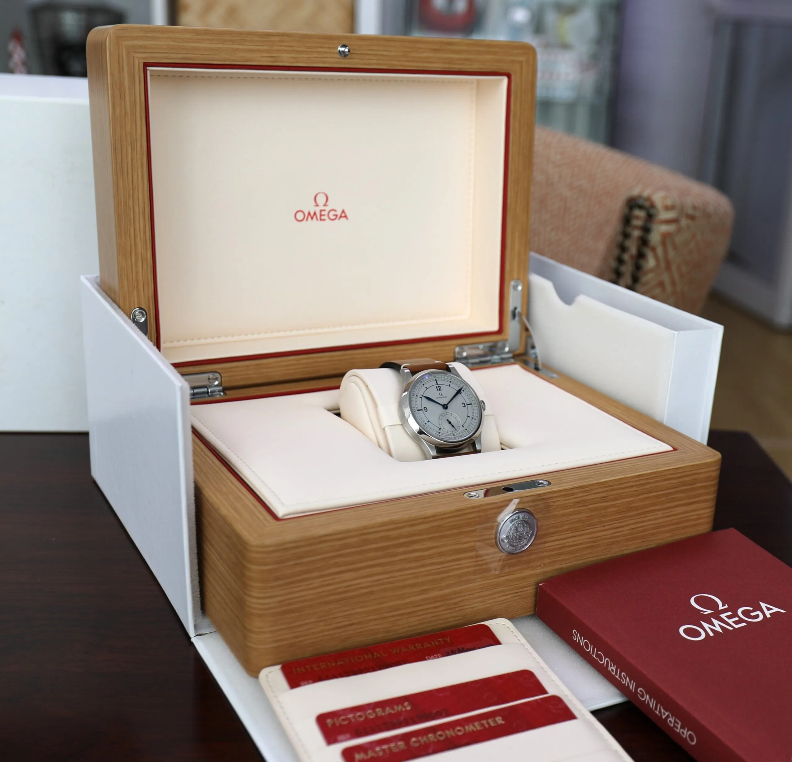 Omega Specialities CK859 – Numbered Edition – Silver Dial 925 – New – Full Set