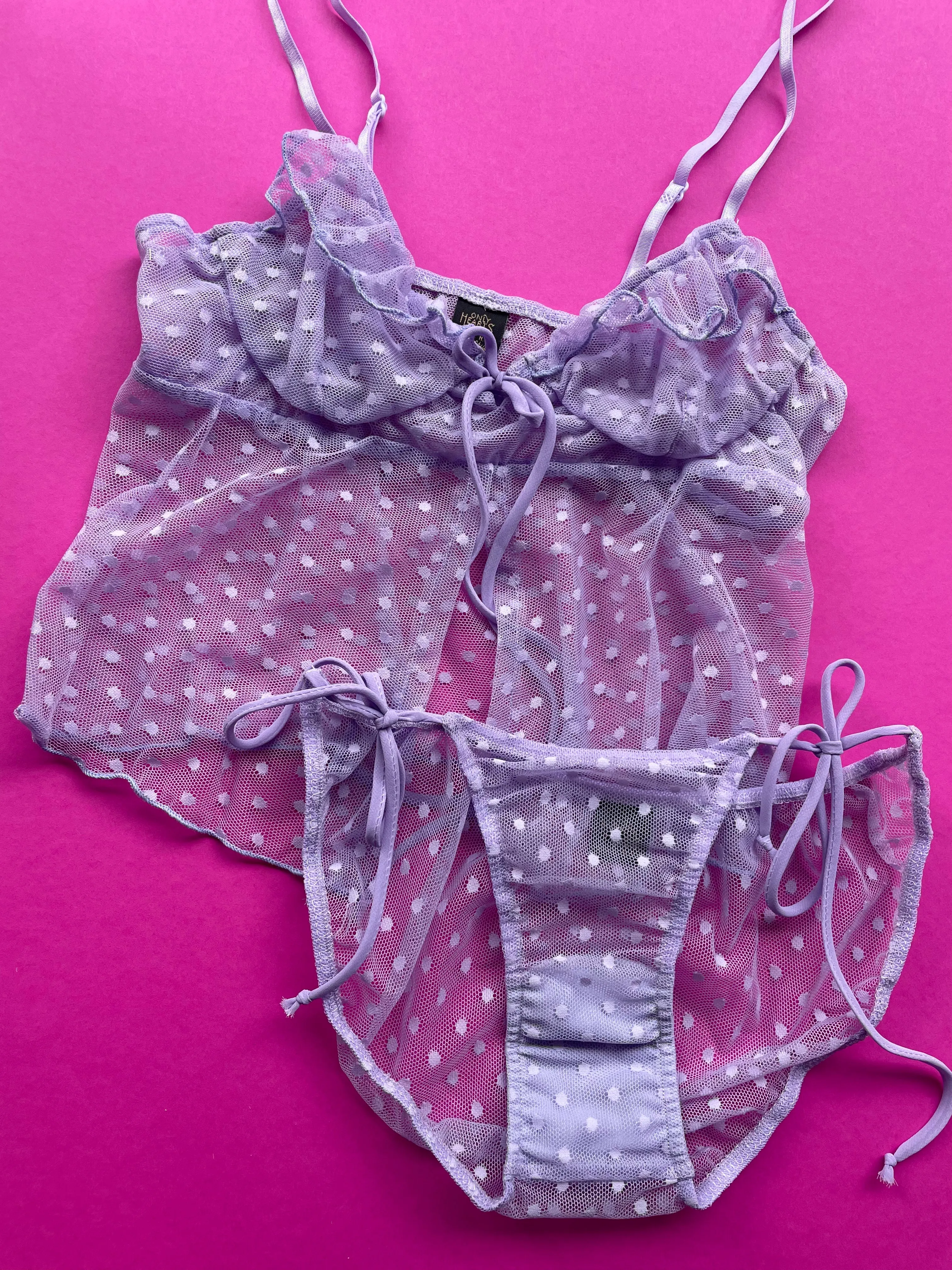Only Hearts: Coucou Lola String Bikini - Violet