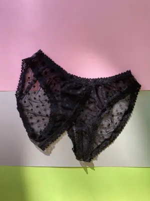Only Hearts: Coucou Ouvert Culotte - Black