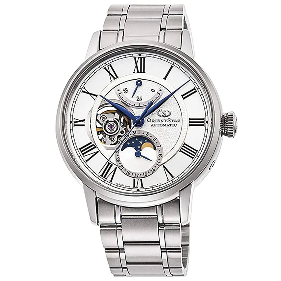 Orient Star Made in Japan Automatic Open Heart Watch RE-AY0102S00B RE-AY0102S