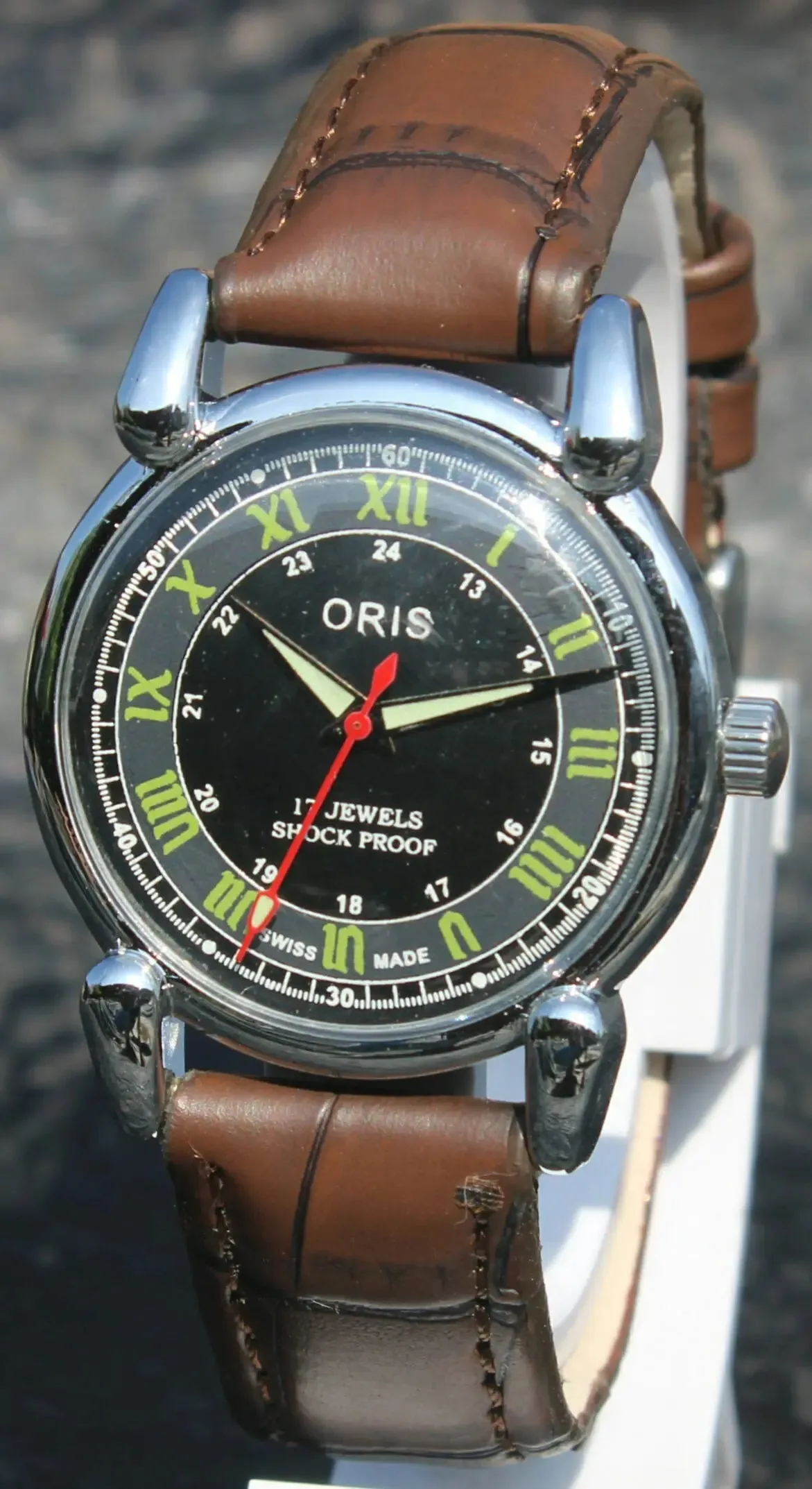 ORIS Mechanical Watch 17 Jewels FHF ST96 Hand Winding Swiss Made Movement