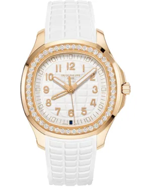 Patek Philippe Aquanaut 18K Rose Gold & Diamonds Ladies Watch