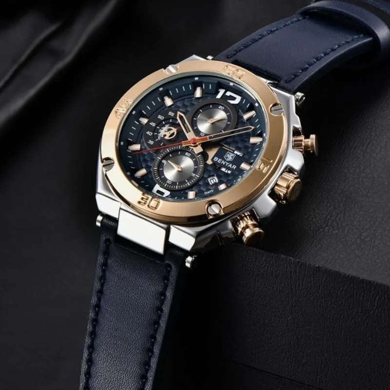 Quartz Multifunction Sports Chronograph Watch
