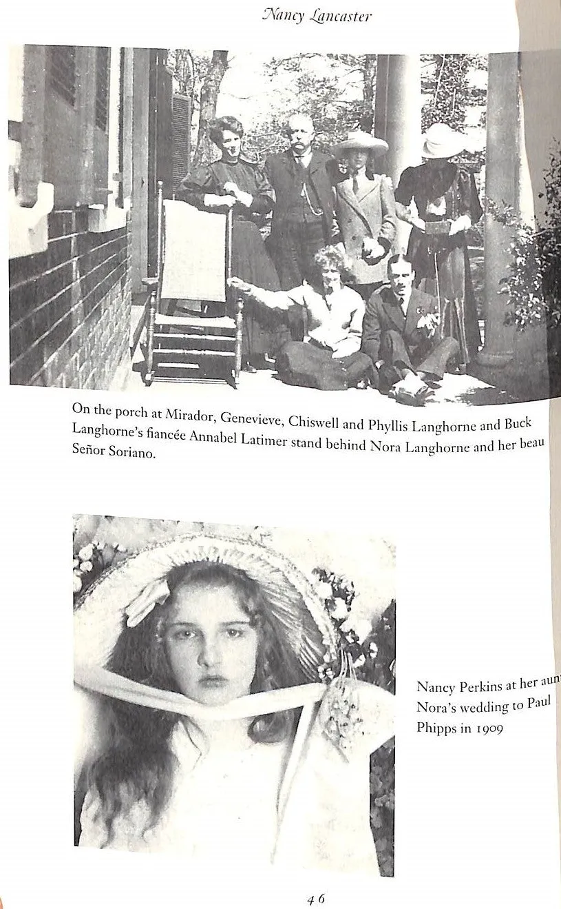 "Nancy Lancaster: Her Life, Her World, Her Art" 1996 BECKER, Robert