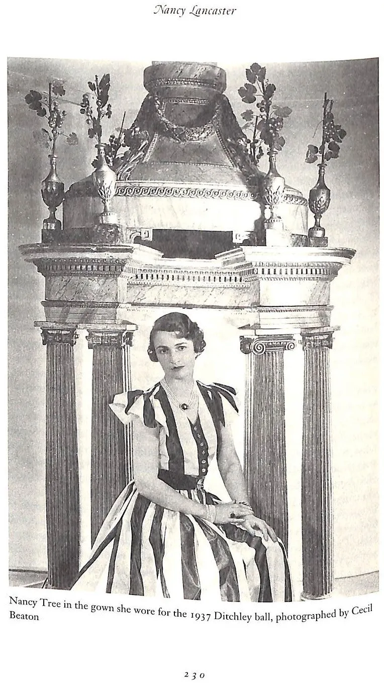 "Nancy Lancaster: Her Life, Her World, Her Art" 1996 BECKER, Robert