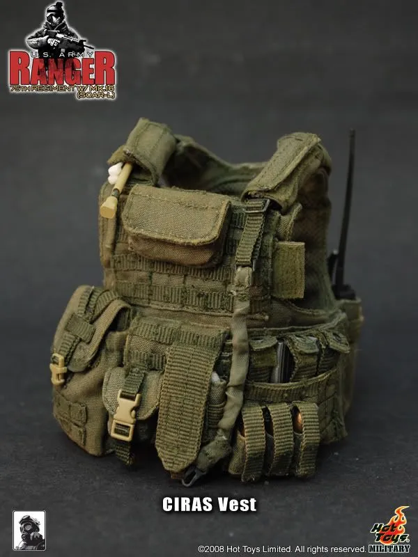 Rare Hot Toys U.S. Army Ranger 75th Ranger Regiment with MK16 Scar-L Mint in Box