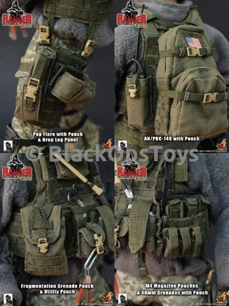 Rare Hot Toys U.S. Army Ranger 75th Ranger Regiment with MK16 Scar-L Mint in Box