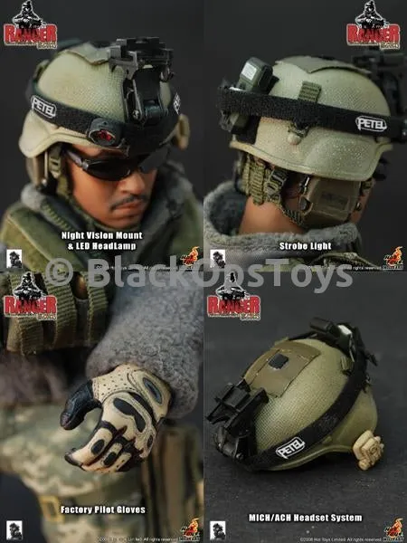 Rare Hot Toys U.S. Army Ranger 75th Ranger Regiment with MK16 Scar-L Mint in Box