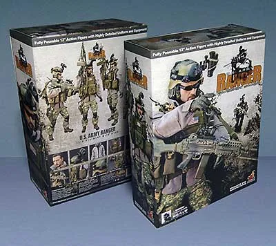 Rare Hot Toys U.S. Army Ranger 75th Ranger Regiment with MK16 Scar-L Mint in Box