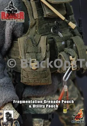 Rare Hot Toys U.S. Army Ranger 75th Ranger Regiment with MK16 Scar-L Mint in Box