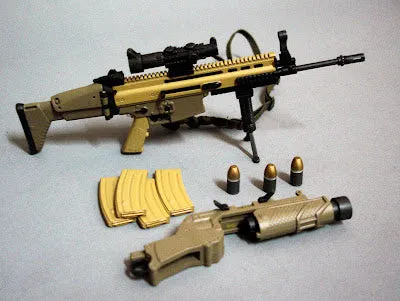 Rare Hot Toys U.S. Army Ranger 75th Ranger Regiment with MK16 Scar-L Mint in Box