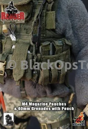 Rare Hot Toys U.S. Army Ranger 75th Ranger Regiment with MK16 Scar-L Mint in Box