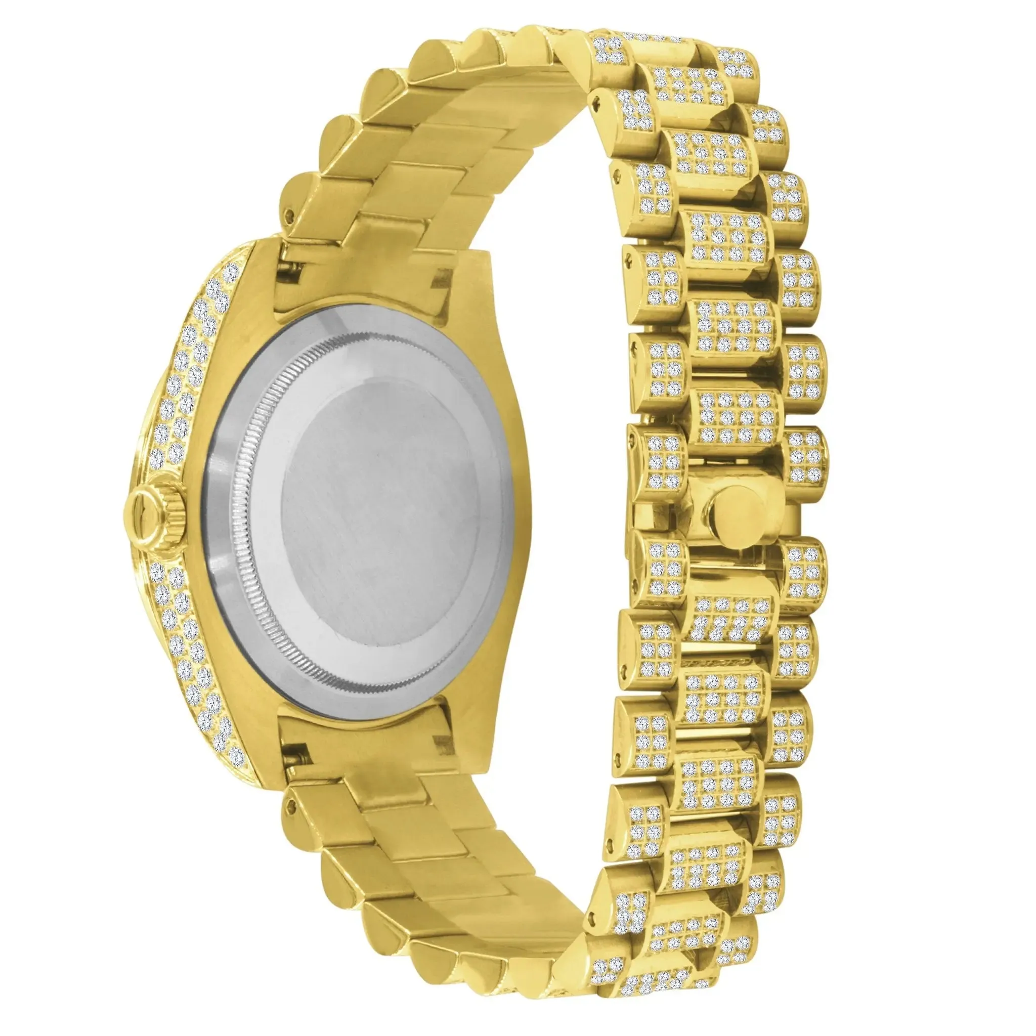 Regal Elegance Stainless Steel Bling Watch | 530842