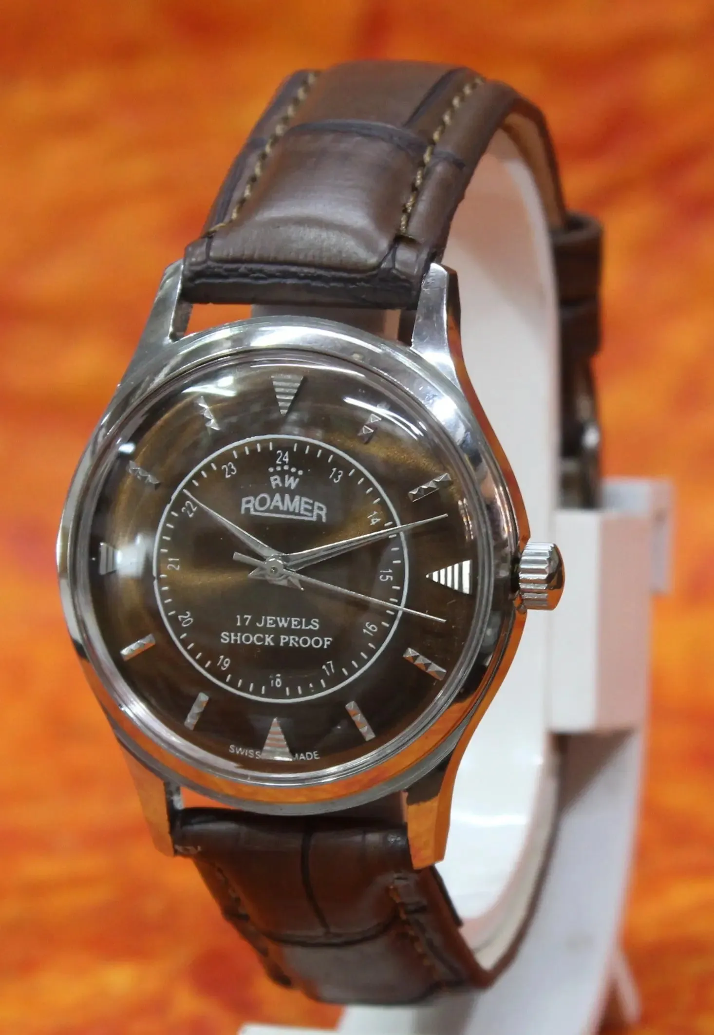 Roamer Vintage 17 Jewels ST96 Mechanical Hand Winding Swiss Made Wristwatch
