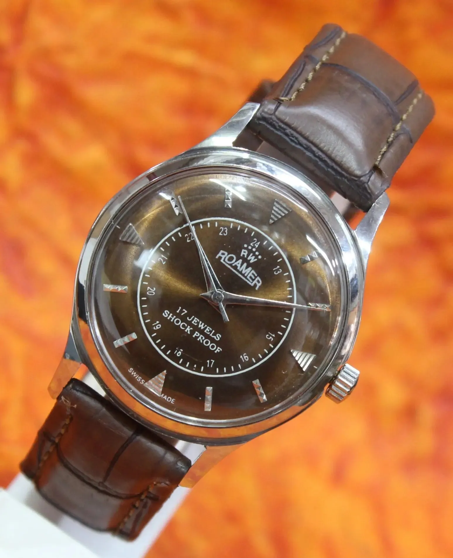 Roamer Vintage 17 Jewels ST96 Mechanical Hand Winding Swiss Made Wristwatch