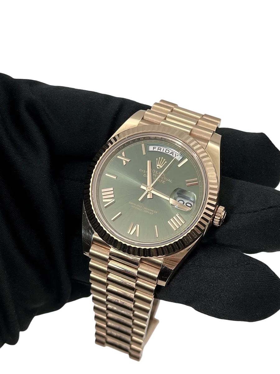 Rolex Day-Date 40 Rose Gold Men's Watch