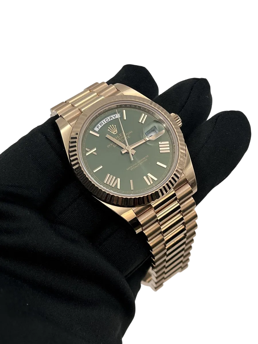 Rolex Day-Date 40 Rose Gold Men's Watch