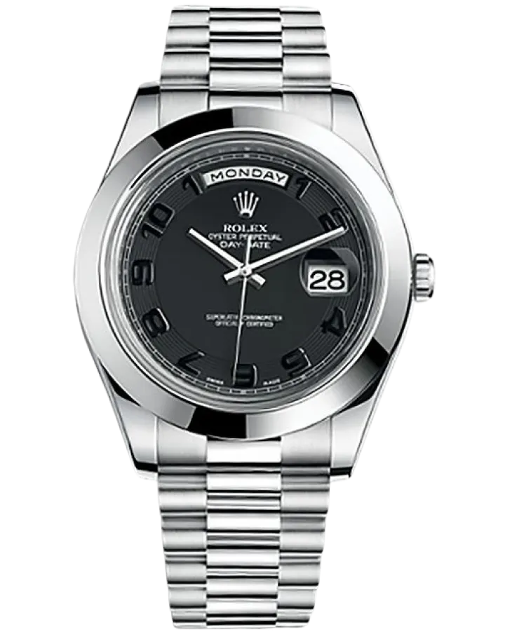 Rolex Day-Date II Archive Day-Date II Platinum Black Platinum Men's Watch