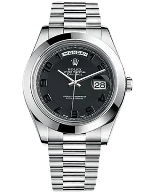 Rolex Day-Date II Archive Day-Date II Platinum Black Platinum Men's Watch
