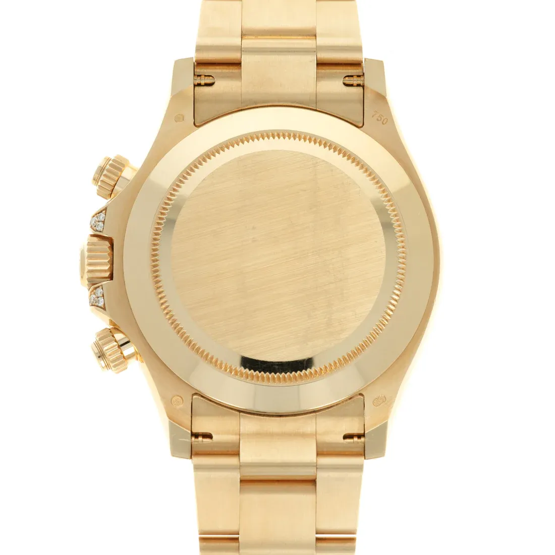Rolex Daytona 116528 Custom Rainbow Chronograph 18K Yellow Gold & Diamonds & Sapphires Unisex Wath