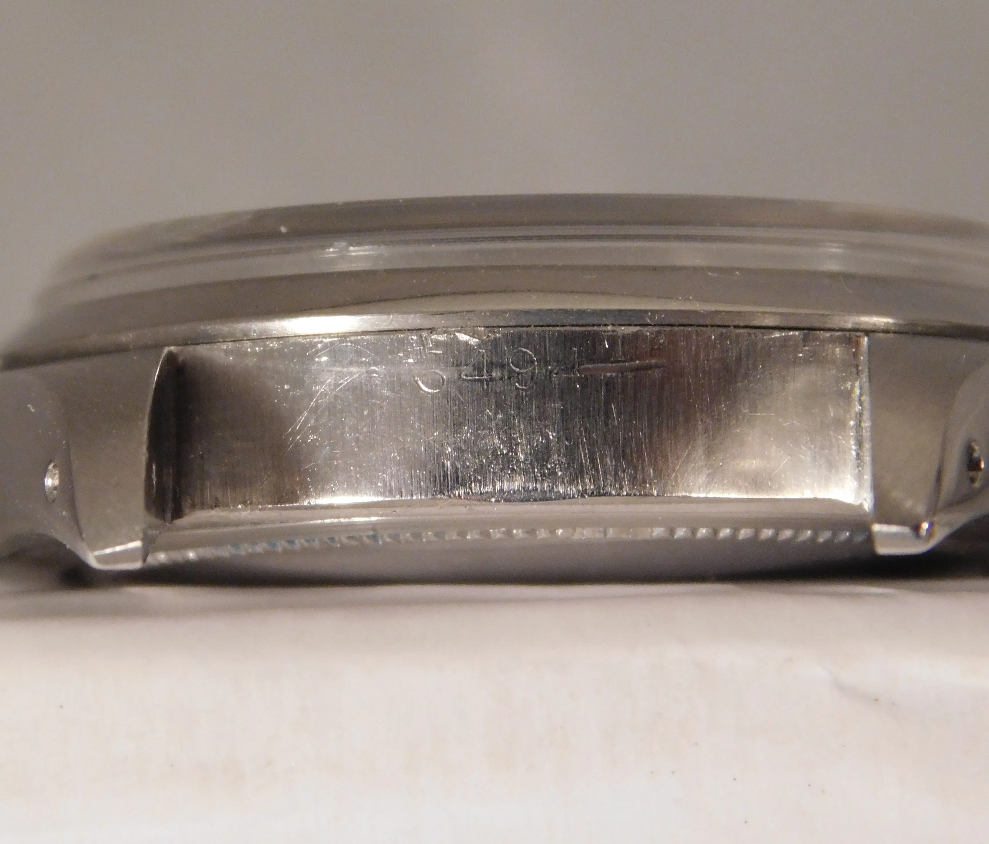 Rolex Oysterdate Precision 6494 Silver Sunburst Dial SS Vintage 1957 Mens Watch....34mm