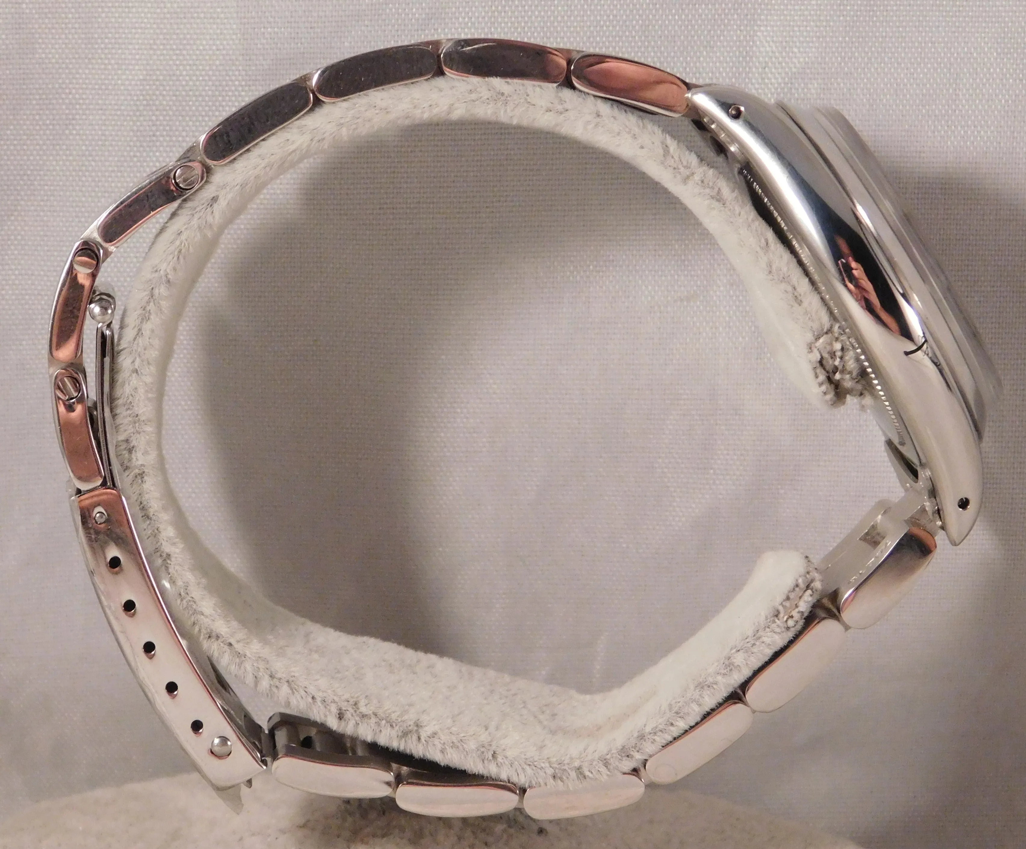 Rolex Oysterdate Precision 6494 Silver Sunburst Dial SS Vintage 1957 Mens Watch....34mm