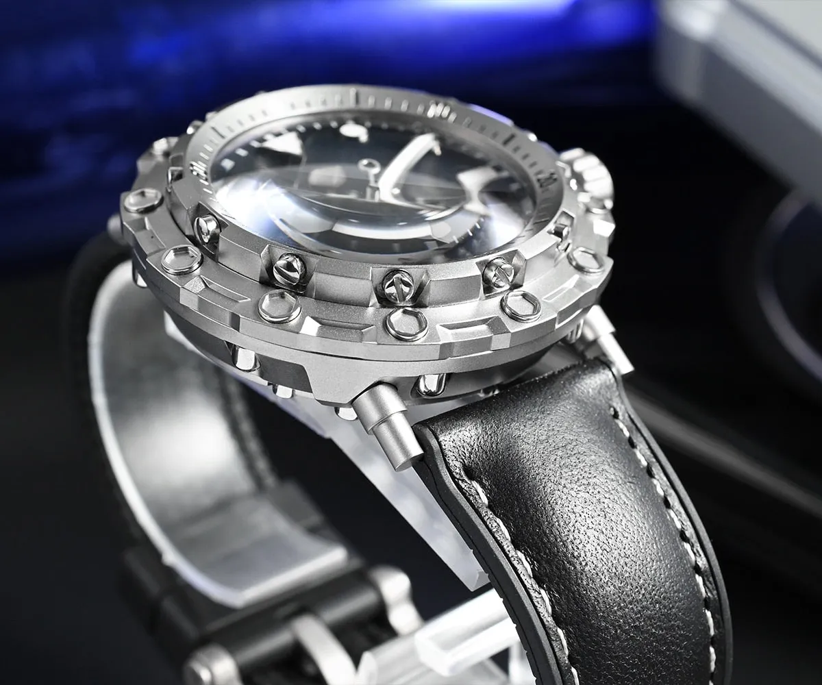 San Martin Luxury Watch Titanium MOP Dial Limited Edition