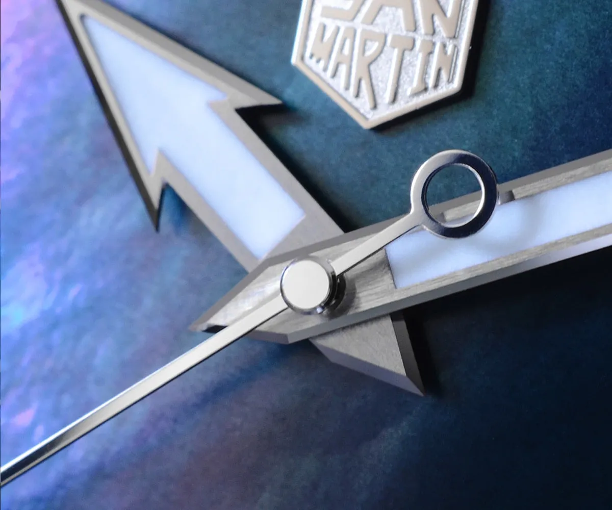 San Martin Luxury Watch Titanium MOP Dial Limited Edition