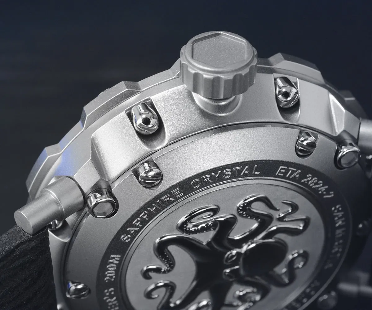 San Martin Luxury Watch Titanium MOP Dial Limited Edition