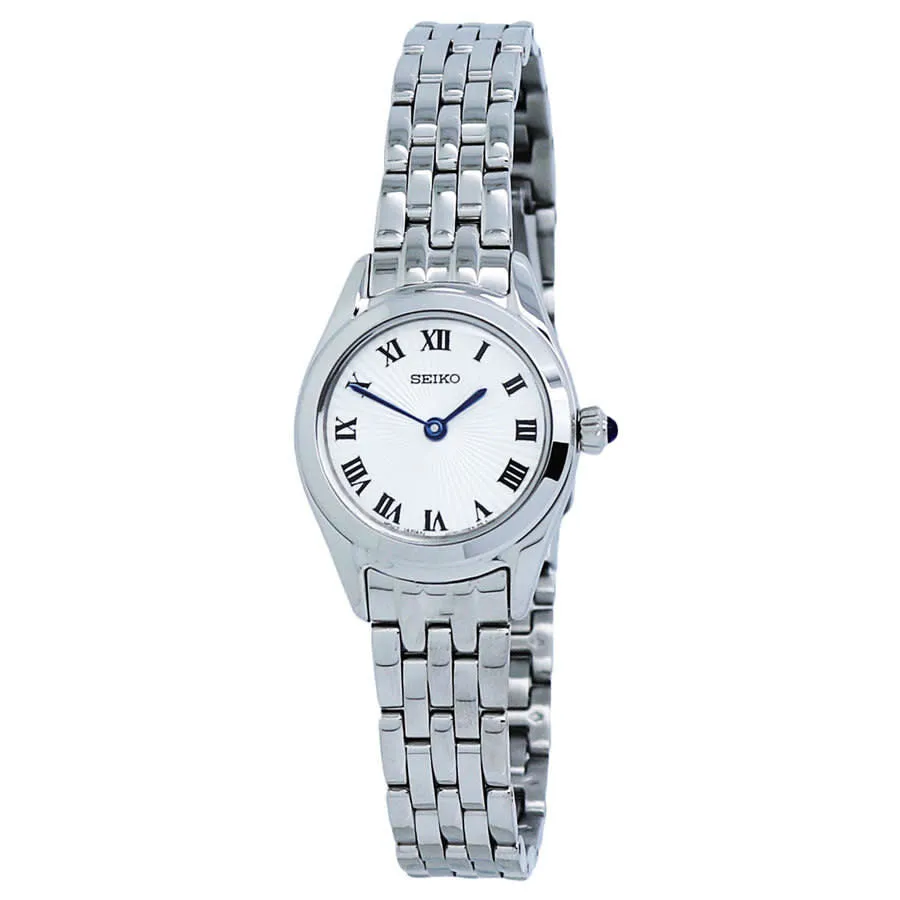 Seiko Classic Quartz Silver Dial Ladies Watch SWR037
