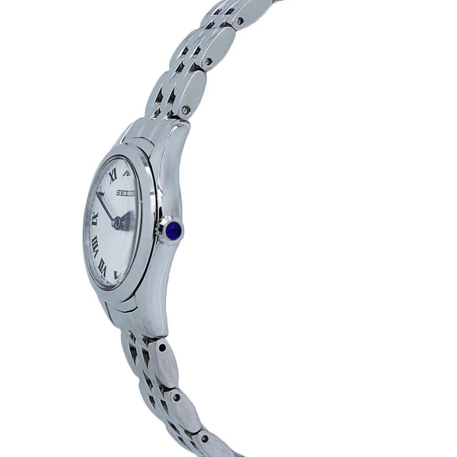 Seiko Classic Quartz Silver Dial Ladies Watch SWR037
