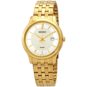Seiko Neo Classic Quartz Men's Gold-tone Watch SUR296P1