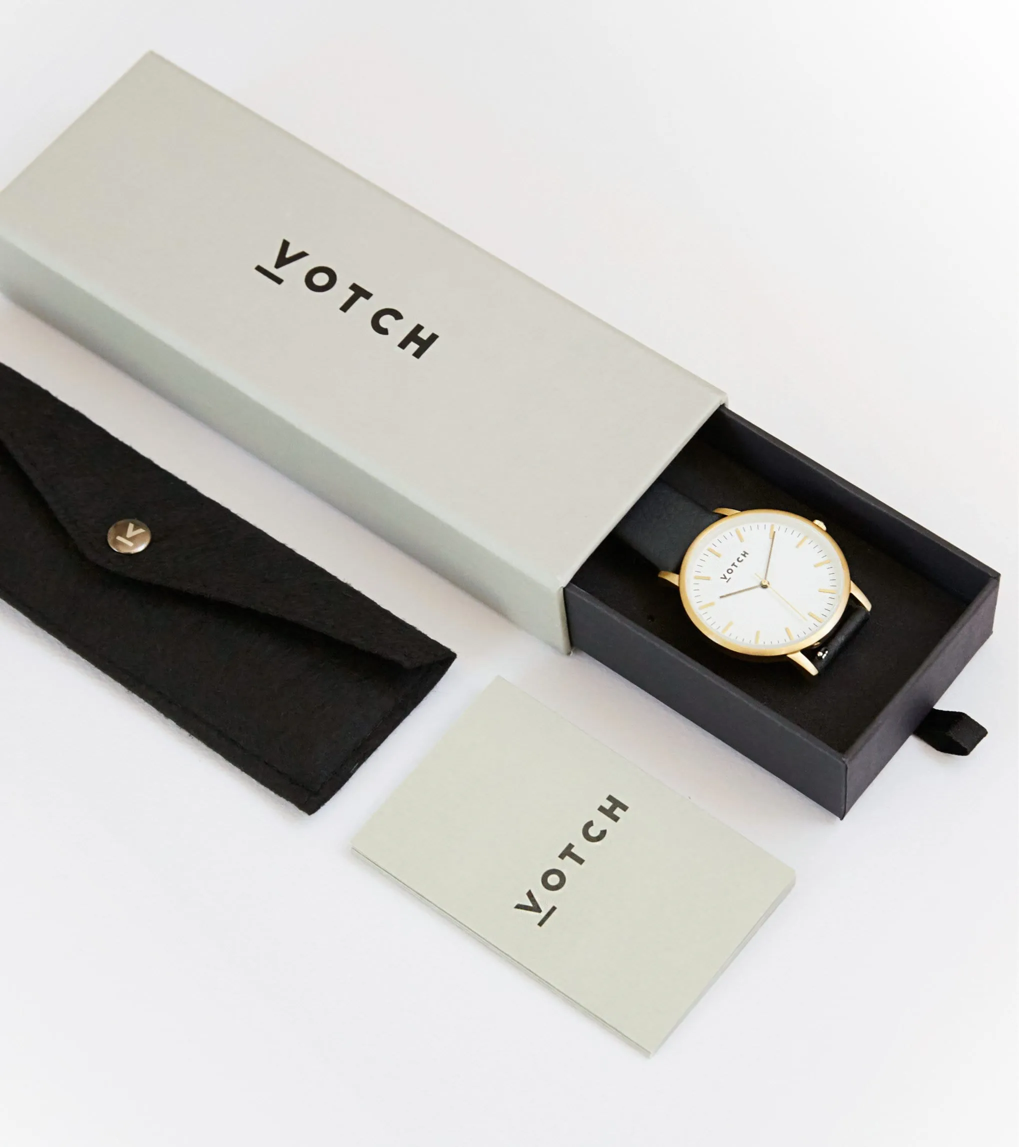 Silver & Black Watch | Classic