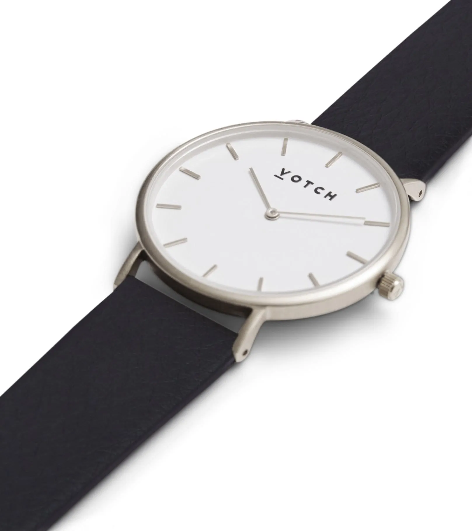 Silver & Black Watch | Classic