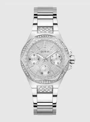 Silver Crystal Envy Watch
