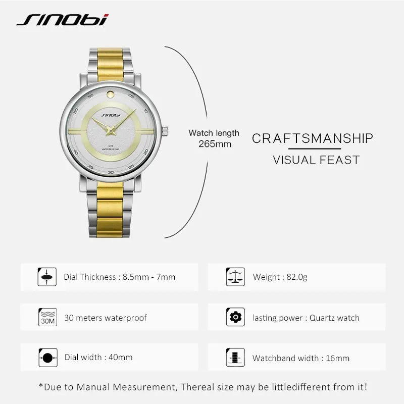 Sinobi Luxury Business high-end Watch S9838G Quartz