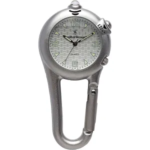 Smith & Wesson Silver Carabiner Classic w/ LED Light
