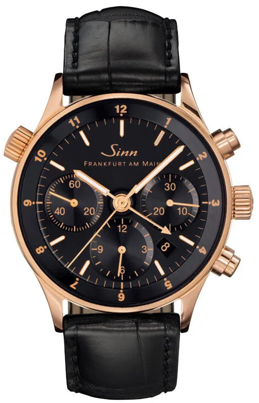 SN Watch 6 Finance Center Rose Gold Leather