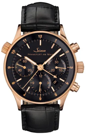 SN Watch 6 Finance Center Rose Gold Leather