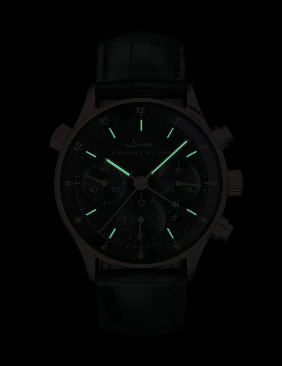 SN Watch 6 Finance Center Rose Gold Leather