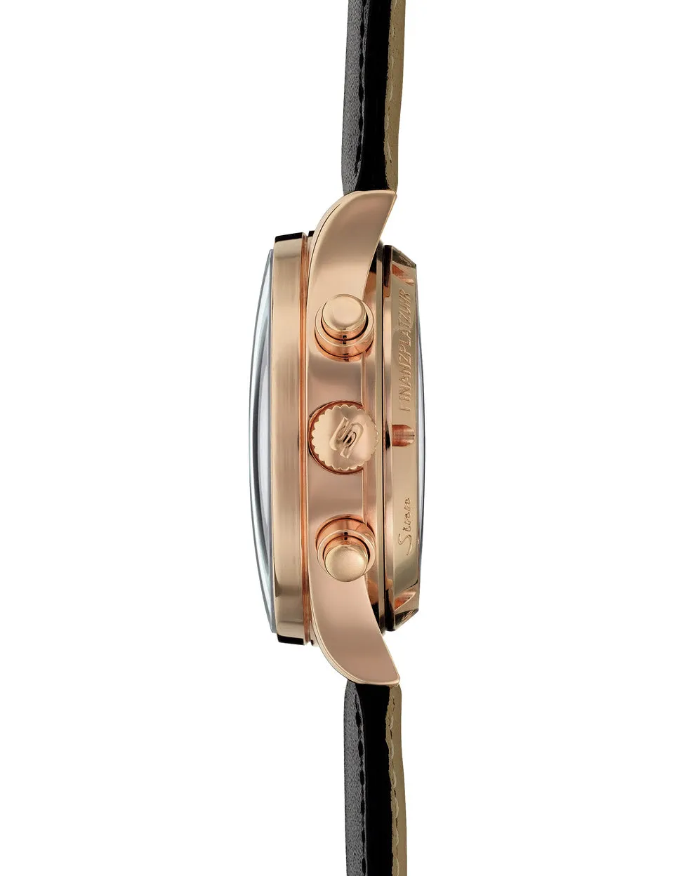 SN Watch 6 Finance Center Rose Gold Leather