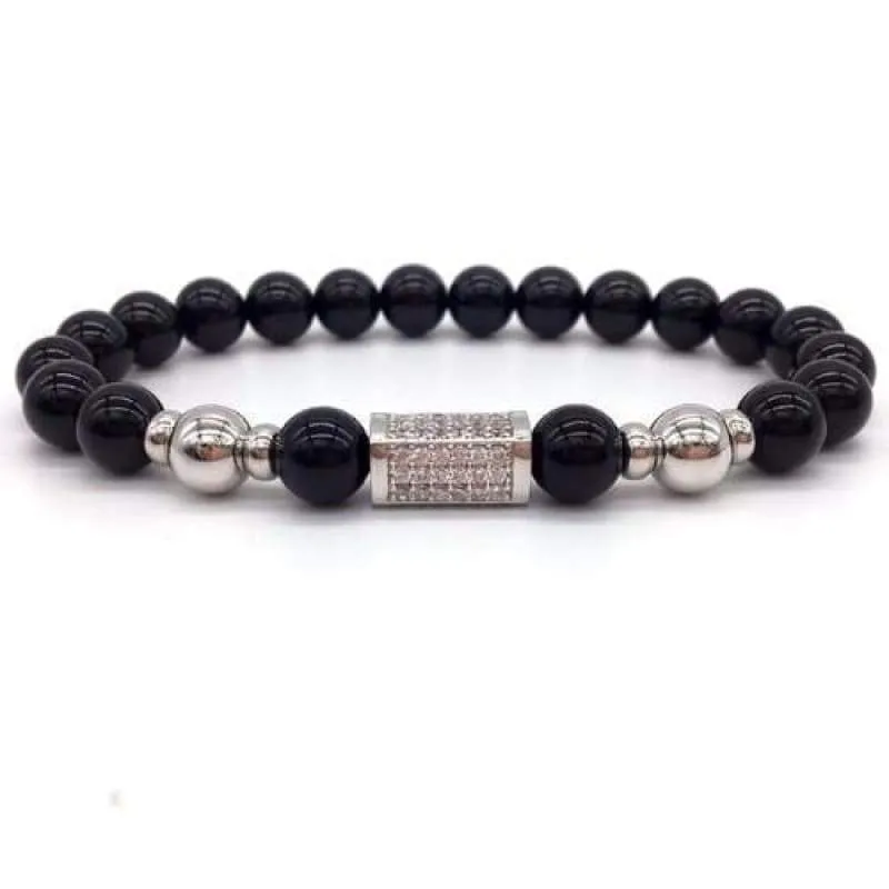 Sons of Odin Black/Silver Bar Bracelet