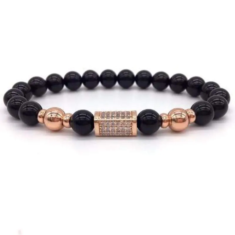 Sons of Odin Black/Silver Bar Bracelet