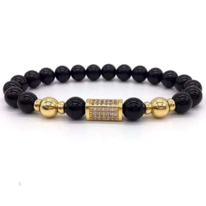 Sons of Odin Black/Silver Bar Bracelet