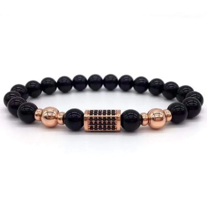 Sons of Odin Black/Silver Bar Bracelet