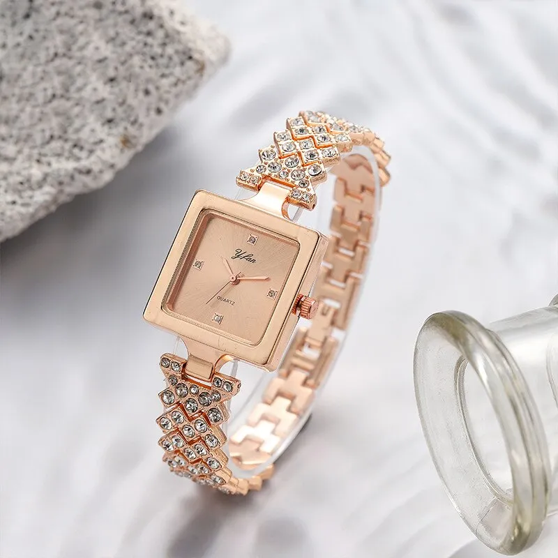 Square Diamond Watch