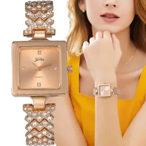 Square Diamond Watch